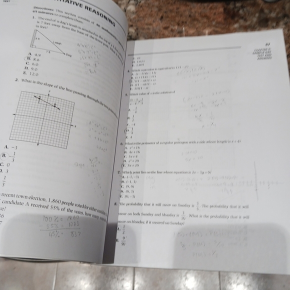 McGraw-Hill's DAT 3 Practice Tests. CD-ROM Not Included. - Picture 6 of 13